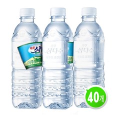 {제주 삼다수} 무라벨 친환경 물, 40개, 500ml