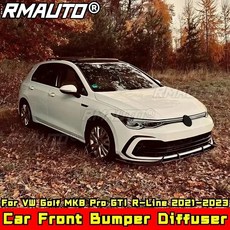 골프 MK8 GTI R라인 바디키트 범퍼 립 블랙 에이프런 폭스바겐 21-23 Gti R-Line 유광