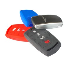 에이링크 호환 제네시스 폴딩키 차키 G70 G90 G80 실리콘케이스 자동차키보호 GSC-4, (레드), 1개