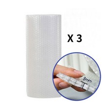 한기차단 물없이붙이는 6중 단열 뽁뽁이 에어캡 5m, 3개