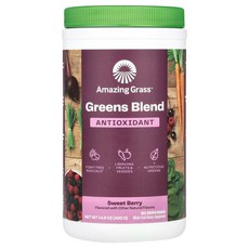 어메이징그라스 Green Superfood 항산화제 스위트 베리 420g(14.8oz), 1개, 420g