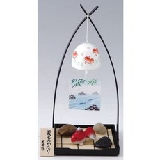 여름의 풍물 금붕어 풍경 세트[추석 높이 28.0cm]납량 인테리어 귀여운 시원한 여름, 단일상품