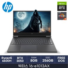 HP 빅터스 16-e1013AX, Free DOS, 8GB, 256GB, 블랙