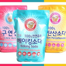 엘지생활건강 한입 베이킹소다 1Kg 자연에서 온 마법의가루 천연세제