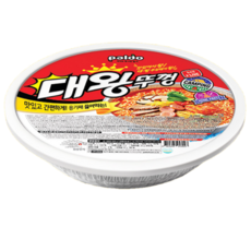 팔도 점보왕뚜껑 대왕뚜껑 대용량컵라면 점보도시락 점보라면, 1개
