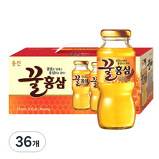 웅진 꿀 홍삼 혼합 음료, 180ml, 252개