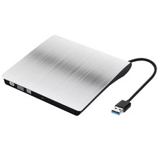 블루레이 플레이어 cd 외장룸 디스크 노트북 외장 CD/D D 드라이브 유형 C 및 B 3.0 듀얼 인터페이스 휴대용 버너 라이터 리더 고속 데이터 전송 레코더, 03 USB3.0 Sliver, 03 USB3.0 Sliver, 1개