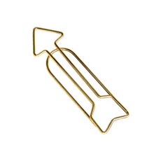 12pcs 화살표 모양 종이 클립 빈 책갈피 금속 바인더 클립 티켓 편지 클램프 홈, 금