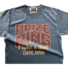 PRIZE RING/프라이즈 링 복싱 T셔츠 Outlined logo T-shirt(숯 XL)