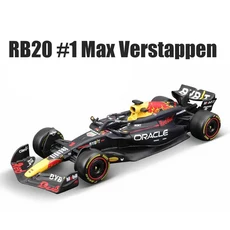새로운 2024 F1 Bburago 1:43 Mclaren Mcl38 마이애미 Gp 모나코 Amg W15 합금 미니어처 다이캐스트 모델, 05 RB20-1