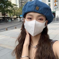 미쏘데님팔각모