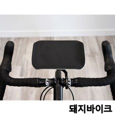  트레이너 트레이 / 자전거 로라 핸드폰 거치대 / 돼지바이크, 가민/BLACK, 1개 