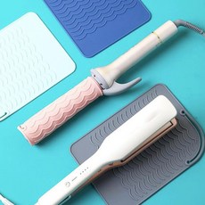살림덕후 고대기 받침대 패드 드라이기고데기거치대 고데기열방지파우치 고데기열방지패드 고데기패드 실리콘고데기패드 무타공고데기거치대 실리콘고데기파우치 고데기받침대 고데기거치대 실리콘고데, 그레이, 상세표기