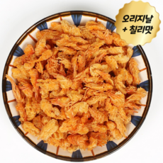 통달상회 진짜 새우머리과자 국내 생산 오리지널맛 1봉 + 칠리맛 1봉, 25g, 1개