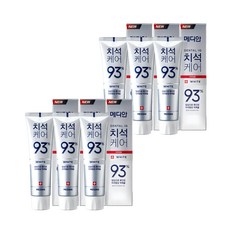 MEDIAN 麥迪安 93%含氟護理牙膏 亮白潔淨款, 120g, 6條