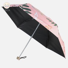 HMA UV차단 5단 양산 핑크 장마철우산 차량용우산