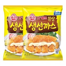[오뚜기] 오쉐프 흰살 생선까스 (1200g) x 2, [오뚜기]오쉐프 흰살 생선까스 (1200g) x 2