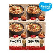 양반 김치 청국장찌개, 460g, 4개