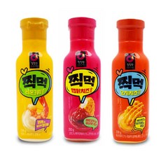 청정원 찍먹 치즈 소스 시리즈 3종 선택 1개, 레몬크림소스