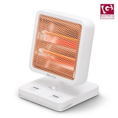 지군코리아 냄새없는 석영관튜브방식 회전형 발난로 전기히터 EGH-QH300, 단품, 1개