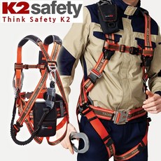 K2 Safety 전체식 안전밸트 오렌지 KB-9202, 1개