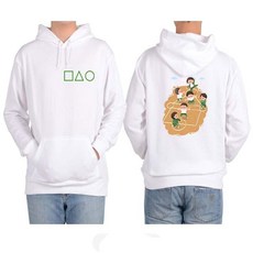 ATOGATO 오징어 놀이 맞춤 후드티