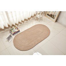 타원형여름러그