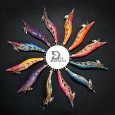 데스페라도 에기스타 무늬오징어에기 쉘로우, 3.0호, 7번