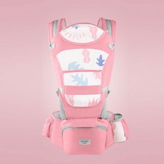 통기성힙시트 6in1 힙시트아기띠, 핑크