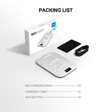 BOBOVR BD3 충전 도크 B100 배터리 팩 디지털 디스플레이용 30W 고속 충전 심플한 디자인 S3 프로용 VR 액세서리, 1) BD3, 1개