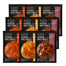 [무료배송/당일출고] 푸라닭 닭가슴살 함박스테이크 3종 혼합 100g 9개