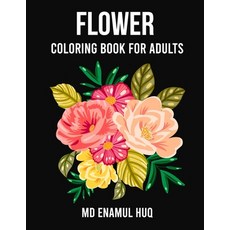 The Flower Year: A Coloring Book An Easy and Simple Coloring Book for Adults  (Paperback)