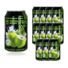 파모빗 100% 찐 코코넛 워터 nfc 착즙 330ml x 12캔