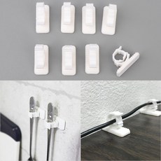 집게고리 행거 8P 배선정리 선정리 랜선정리 주방집게, 1개