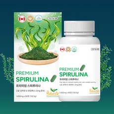 퍼펙트라이프 프리미엄 캐나다 스피루리나 1 450mg 90정 엽록소 캐나다직수입, 1개