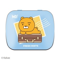 카카오프렌즈 민트 무설탕 캔디 라이언(프레쉬 민트), 15g, 3개
