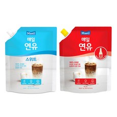 매일유업 매일 연유 스위트 파우치 1kg + 오리지널 1kg