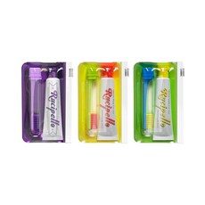 루치펠로 검케어 트로피칼오션 휴대용 치약칫솔 세트(컬러랜덤), 1개, 25g