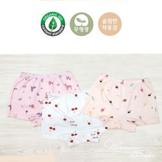 모이모이깜피 [신상출시 부드럽고 얇은 엉덩이가 편안한 여아 오가닉 드로즈[3매입] ] 씨엘드로즈[3매입] 뉴코아 울산 성남점