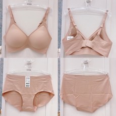 [비비안] 심리스 노와이어 브라 노라인 팬티세트 BR1851A BP1851A
