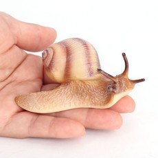 달팽이 모형 소품 미니어처 가짜 장식 만들기(흰색)