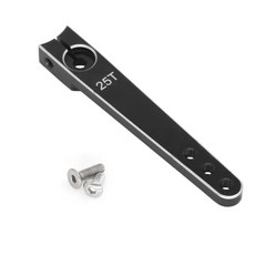 1Pcs 알루미늄 CNC 금속 조향 서보 암 경적 1/1.25/1.5/1.75/2 인치 RC 비행기 RC 자동차 서보 25T 스윙 암 부품 레드, 1Pcs 25T 2inch, 1개