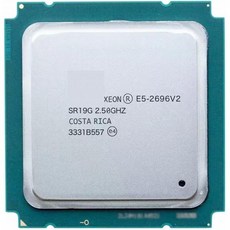 컴퓨터 구성 요소 Xeon E5-2696v2 E5 2696v2 2696 V2 2.5GHz 12코어 24스레드 CPU 프로세서 30M 115W LGA 2011 E5-2696V2 성숙