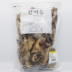 동해청정 육수용 대용량 국내가공 황태머리 1kg 명태육수 김장육수, 1개