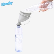 캠핑 휴대용 페트병연결 간이 소변기 소변통, 1개, 상세페이지 참조