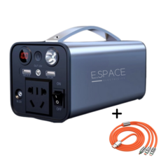Espace 캠핑용 파워뱅크 휴대용 올인원 차박 대용량 배터리 1구 180W, 1개입, 1개