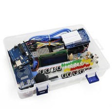 서보모터 LCD 브레드보드 서보 R3용 우노 홀더 모터 1602 R3 점퍼 초심자 아두이노 Uno 와이어 스텝 키트, Plastic containers