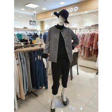 후라밍고 NC11 잔체크A라인재킷 F30193030