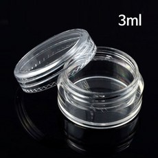 [바이먼데이]W3B0E53 투명 화장품 크림용기 3ml 리필 크림통 립밤 공케이스 상품설명 필수확인