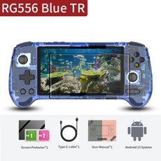 플레이어 PSP 512G 게임 비디오 안드로이드 AMOLED 인치 휴대용 548 레트로 RG556 ANBERNIC 와이파이 13 PS2 시스템 콘솔 스크린